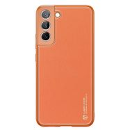 Dux Ducis Yolo elegant cover made of ecological leather for Samsung Galaxy S22 + (S22 Plus) orange, Dux Ducis