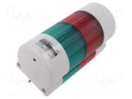 Signalling column; red/green; LED; 24VDC; Sound level: 85dB(d=1m) QLIGHT