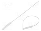 Cable tie; with label; L: 360mm; W: 4.8mm; polyamide; 220N; natural ABB