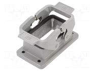 Enclosure for connectors: HDC; size 10B; for panel mounting HARTING
