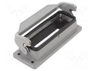 Enclosure for connectors: HDC; size 24B; for panel mounting HARTING