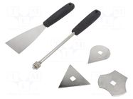 Kit: scrapers; for removing paint RAPID