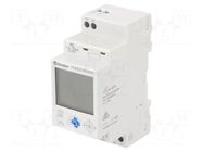 Programmable time switch; Range: 1min÷7days; DPDT; 110÷230VAC FINDER