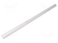 Rod; Ø: 25mm; L: 500mm; natural; extruded; Length tolerance: 0; +1mm MITSUBISHI CHEMICAL ADV. MATERIALS