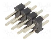 Connector: pin strips; pin header; male; PIN: 8; straight; 2.54mm 