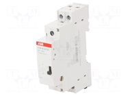 Relay: installation; bistable,impulse; NO x2; 18x68x85mm; E290 ABB