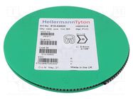 Markers; Marking: 0; 2÷5mm; PVC; black; -65÷105°C; leaded; HGDC2-5 HELLERMANNTYTON