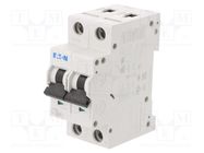 Circuit breaker; 230/400VAC; Inom: 20A; Poles: 2; Charact: B; 15kA EATON ELECTRIC