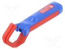 Stripping tool; Øcable: 35÷50mm; Wire: round; Tool length: 118mm WEICON