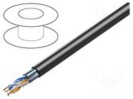 Wire; 4x2x24AWG; RS232,RS422; stranded; Cu; shielded,Al-PET foil BELDEN
