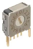 ROTARY CODED SWITCH, 16POS, 20V, R/A TH