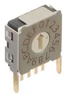 ROTARY CODED SWITCH, 16POS, 20V, R/A TH