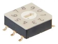 ROTARY CODED SWITCH, 10POS, 20V, SMD