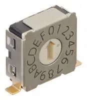 ROTARY CODED SWITCH, 16POS, 20V, R/A SMD