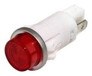 LED INDICATOR, PANEL, 12.7MM, RED, 28V