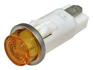 LED INDICATOR, PANEL, 12.7MM, AMBER, 28V