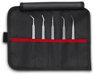 KNIPEX 92 00 03 SMD Precision Tweezers Set 5 parts 90 mm