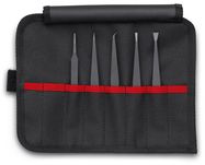 KNIPEX 92 00 05 ESD Plastic Tweezers Set ESD 5 parts 90 mm