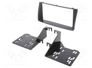 Radio frame; Toyota; 2 DIN; black ACV