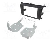 Radio frame; Toyota; 2 DIN; black ACV