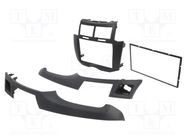 Radio frame; Toyota; 2 DIN; black ACV