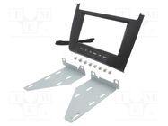 Radio frame; VW; 2 DIN; black ACV