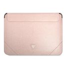 Guess Saffiano Triangle Logo case for a 16&quot; laptop - pink, Guess
