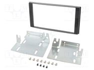 Radio frame; Subaru; 2 DIN; black gloss ACV