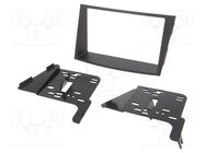 Radio frame; Subaru; 2 DIN; black ACV