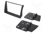 Radio frame; Kia; 2 DIN; black ACV