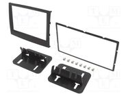 Radio frame; Kia; 2 DIN; black ACV