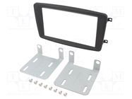 Radio frame; Mercedes; 2 DIN; black ACV