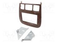 Radio frame; Mercedes; 2 DIN; wood-like ACV