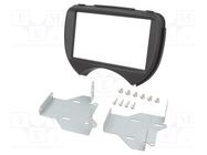 Radio frame; Nissan; 2 DIN; black ACV