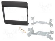 Radio frame; Porsche; 2 DIN; black ACV