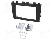 Radio frame; VW; 2 DIN; black ACV