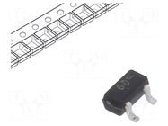 Transistor: PNP; bipolar; BRT; 50V; 0.1A; 0.2W; SC75,SOT416; R1: 10kΩ ONSEMI