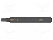 Screwdriver bit; inch,Hex Plus key; HEX 5/32"; Kind: impact WERA