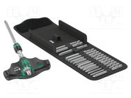 Kit: screwdriver bits; hex key,Phillips,Pozidriv®,slot,Torx® 