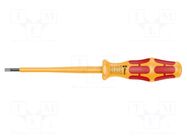 Screwdriver; insulated; slot; 3,5x0,6mm; Blade length: 100mm WERA