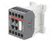 Contactor: 4-pole; NC + NO x3; 24VAC; 3A; NS; screw terminals ABB