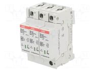 Surge arrester; Type 2+3; Poles: 3; 20kA; Uoper.max: 275VAC; IP20 ABB