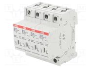 Surge arrester; Type 2; Poles: 4; In 8/20us: 40kA; -40÷80°C; IP20 ABB