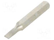 Screwdriver bit; slot; 2.5x0.4mm; Kind: precision BETA