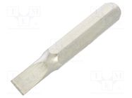 Screwdriver bit; slot; 3,5x0,6mm; Overall len: 27mm BETA