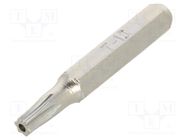 Screwdriver bit; Torx® with protection; T10H; Overall len: 27mm BETA