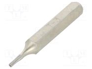 Screwdriver bit; Torx®; TX03; Overall len: 27mm; Kind: precision BETA