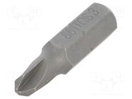 Screwdriver bit; Torq-Set®; TS3; Overall len: 25mm BETA