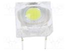 LED Super Flux; 7.62x7.62mm; white cold; 24÷27lm; 120°; 60mA OPTOSUPPLY