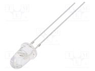 LED; 5mm; yellow; 43000÷50000mcd; 8°; Front: convex; 2.1÷2.6V OPTOSUPPLY